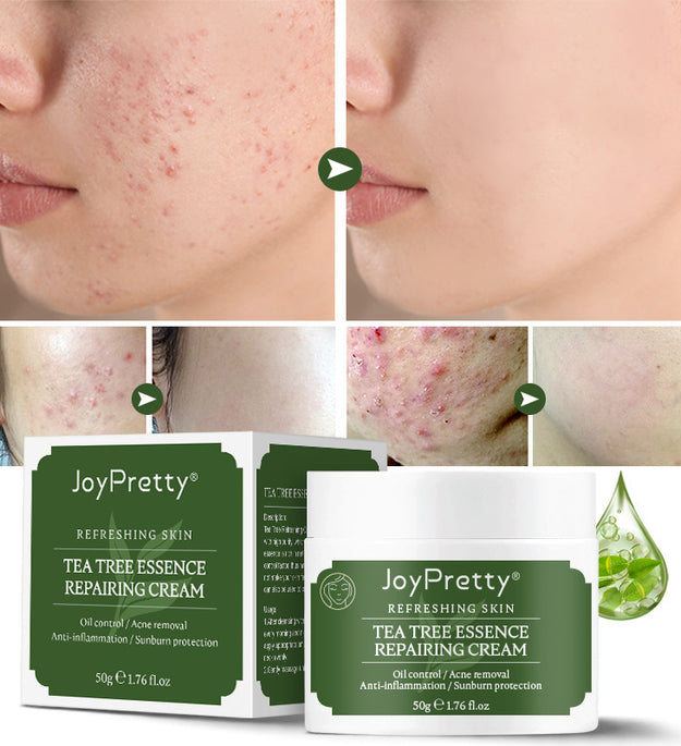 Tea Tree Oil Control Acne Moisturizing Moisturizing Cream
