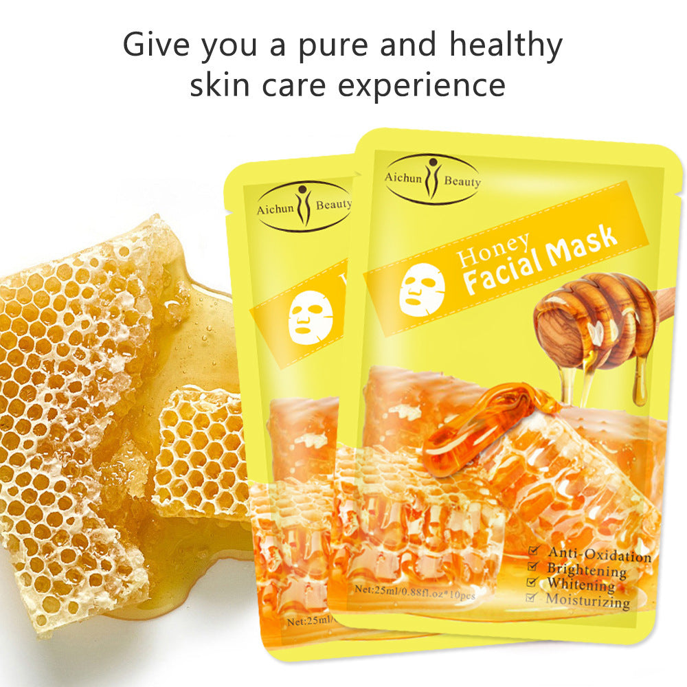 Honey Moisturizing Facial Mask Skin Brightening And Moisturizing