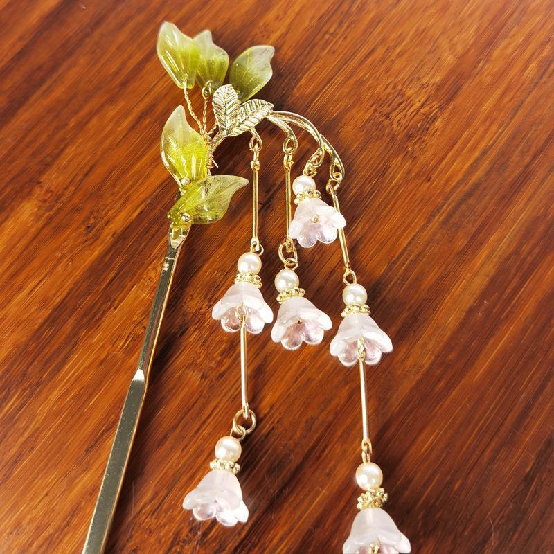 Lily Of The Valley Tassel Hairpin Female Simple And Modern