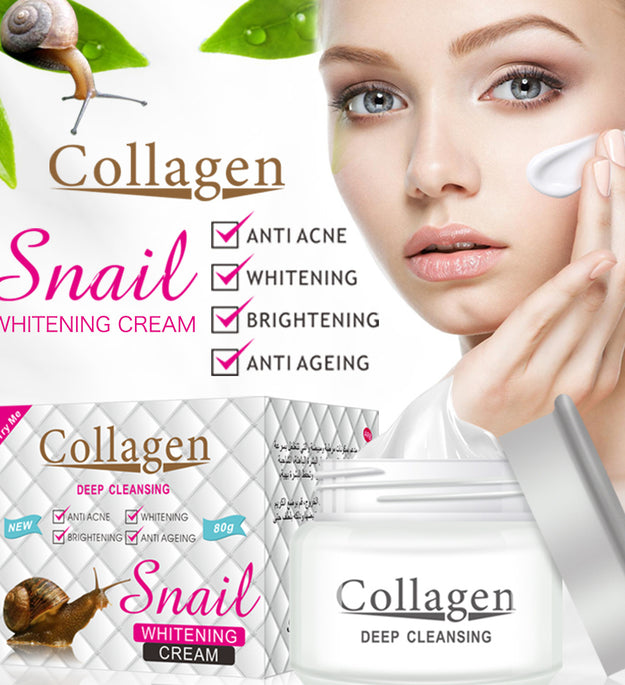 Snail Collagen Face Whitening Cleansing Repair Set