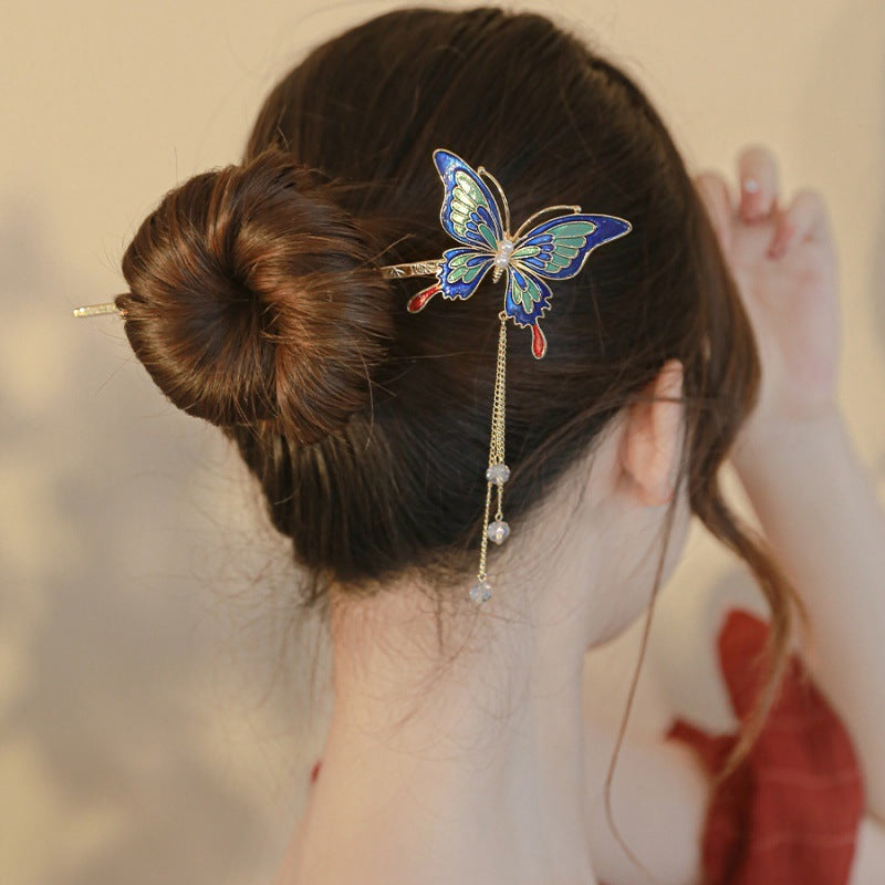 Fashion Butterfly Step Hairpin Simple