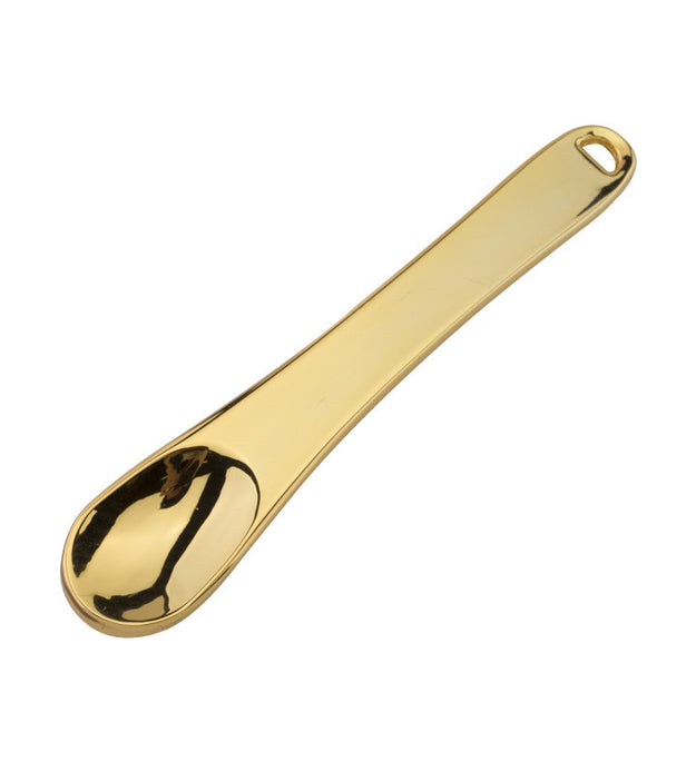 Zinc alloy cosmetic spoon