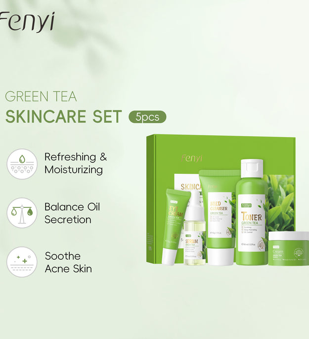 Green Tea 5-piece Facial Care