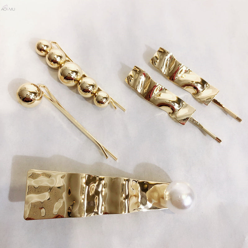 Pearl Hair Clip Side Clip