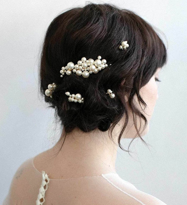 Elegant Pearl Hair U Clip Cheongsam Accessories