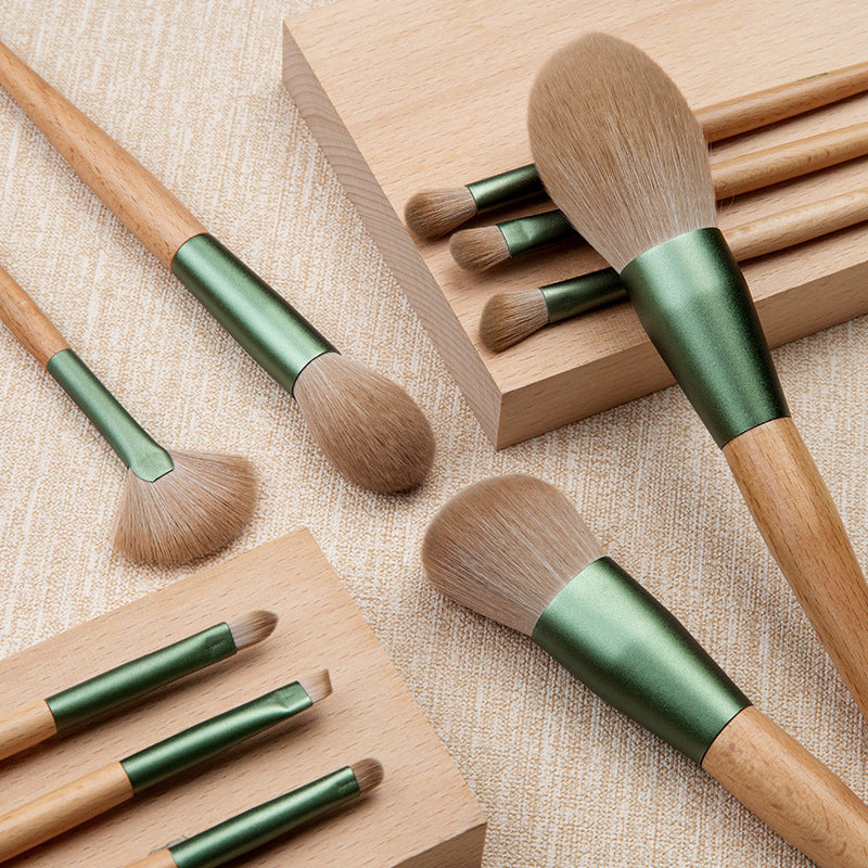 Soft Face Powder Blush Makeup Brush Set