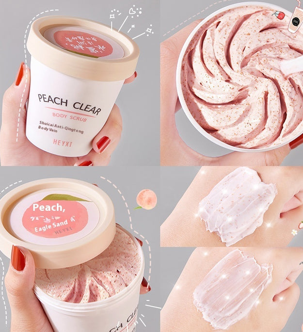 Peach Moisturizing Body Scrub Cream