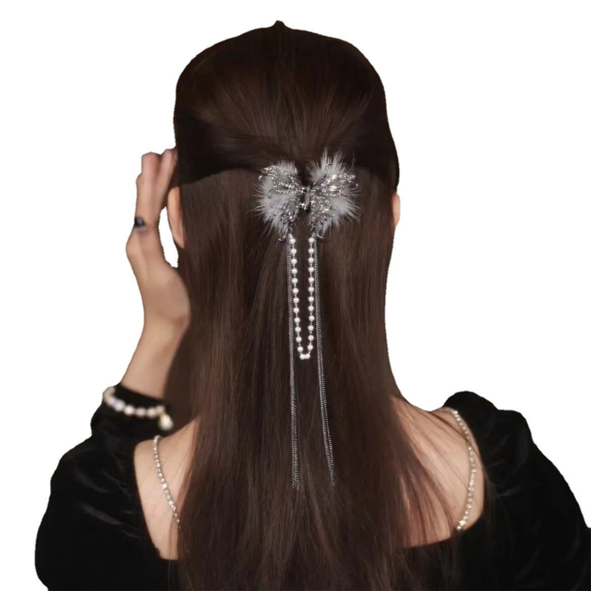 Women's Antique Butterfly Tassel Hairpin