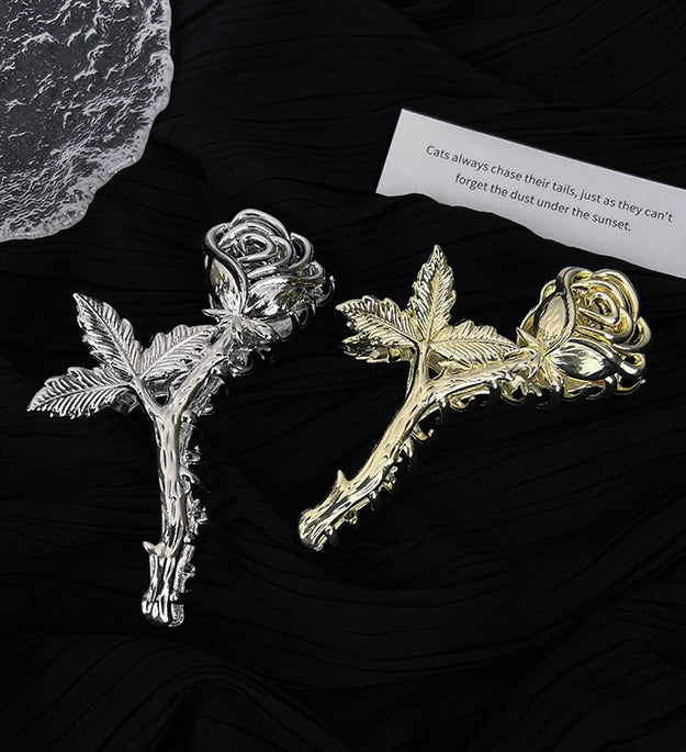 Women's Cool Style Metal Rose Hair Clip