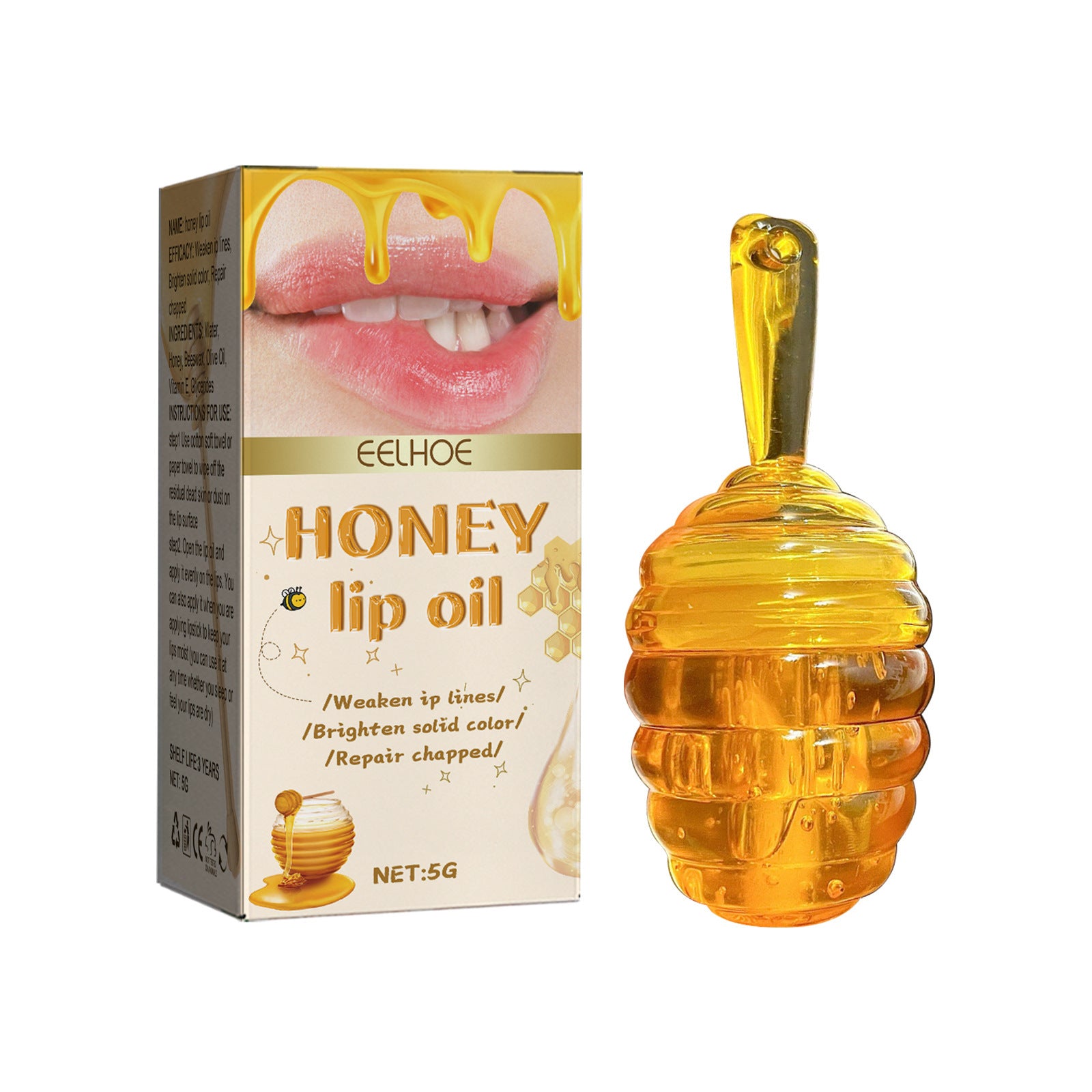 Honey Lip Gloss Fade Anti-chapping Peeling Care
