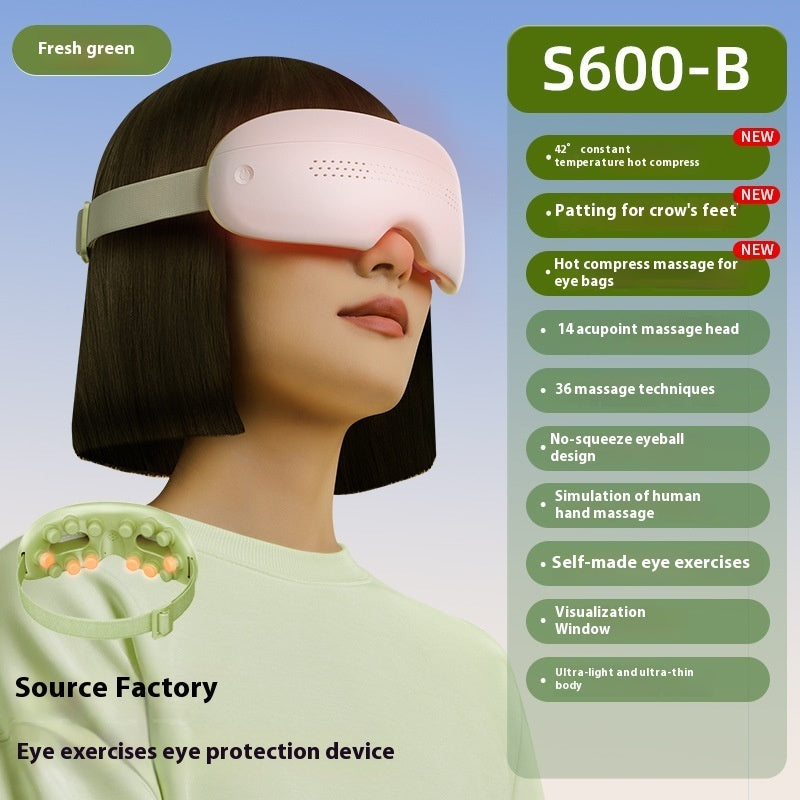 Eye Massager Steam Atomization Moistening Eye Hot Eye Patch Relieving Eye Fatigue Massager Rechargeable Eye Care Machine