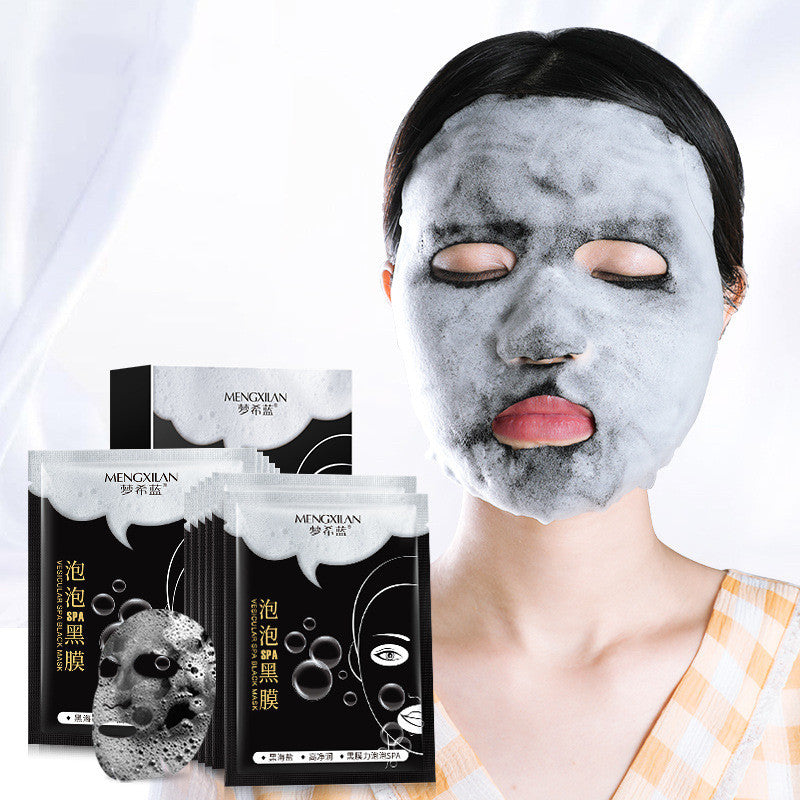 Breathing Bubble Mask Bamboo Charcoal Cleansing Deep Absorption Moisturizing