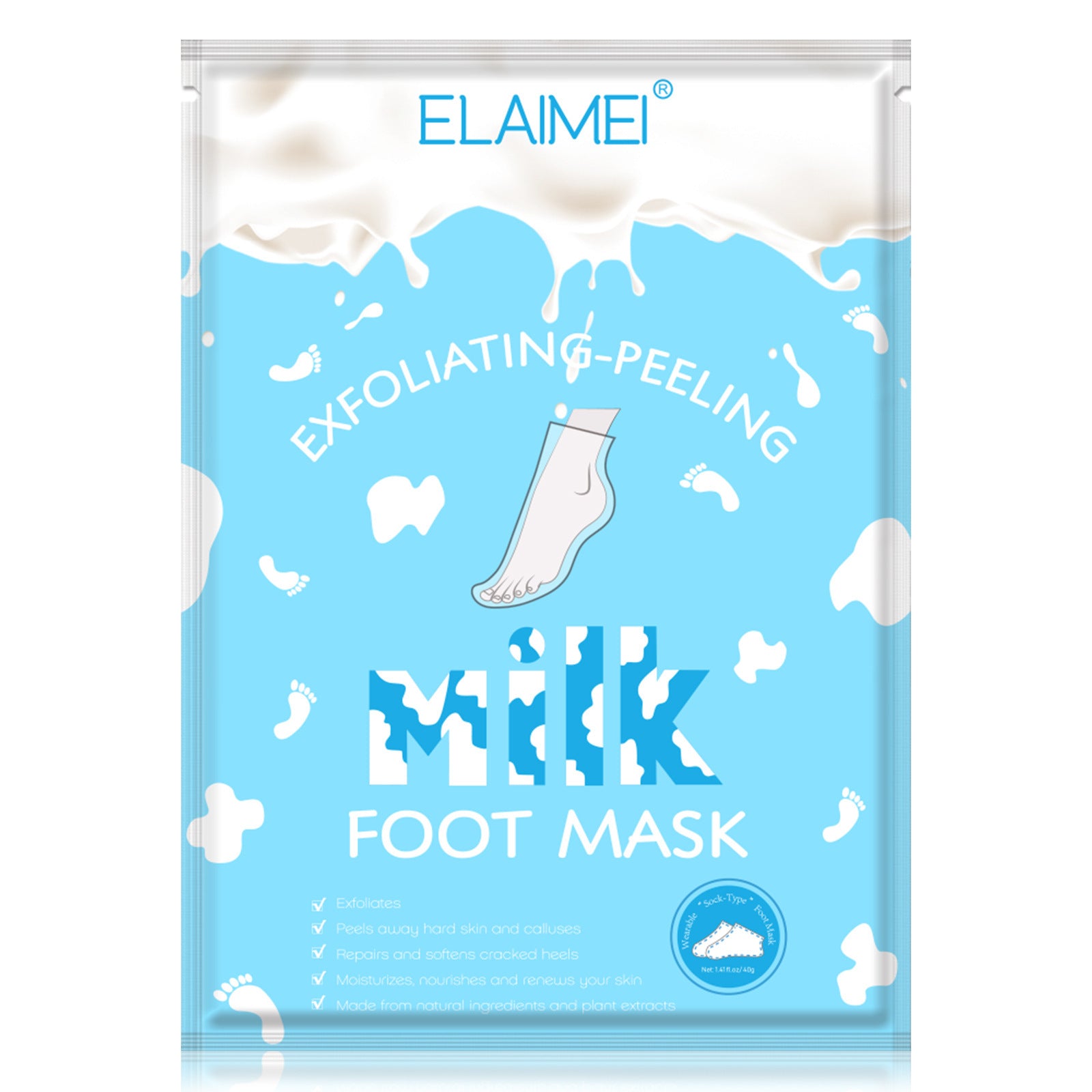 Exfoliating Foot Mask Feet Cream For Dead Skin Removal Foot Care Tool Removing Dead Skin Foot Peeling Whitening Foot