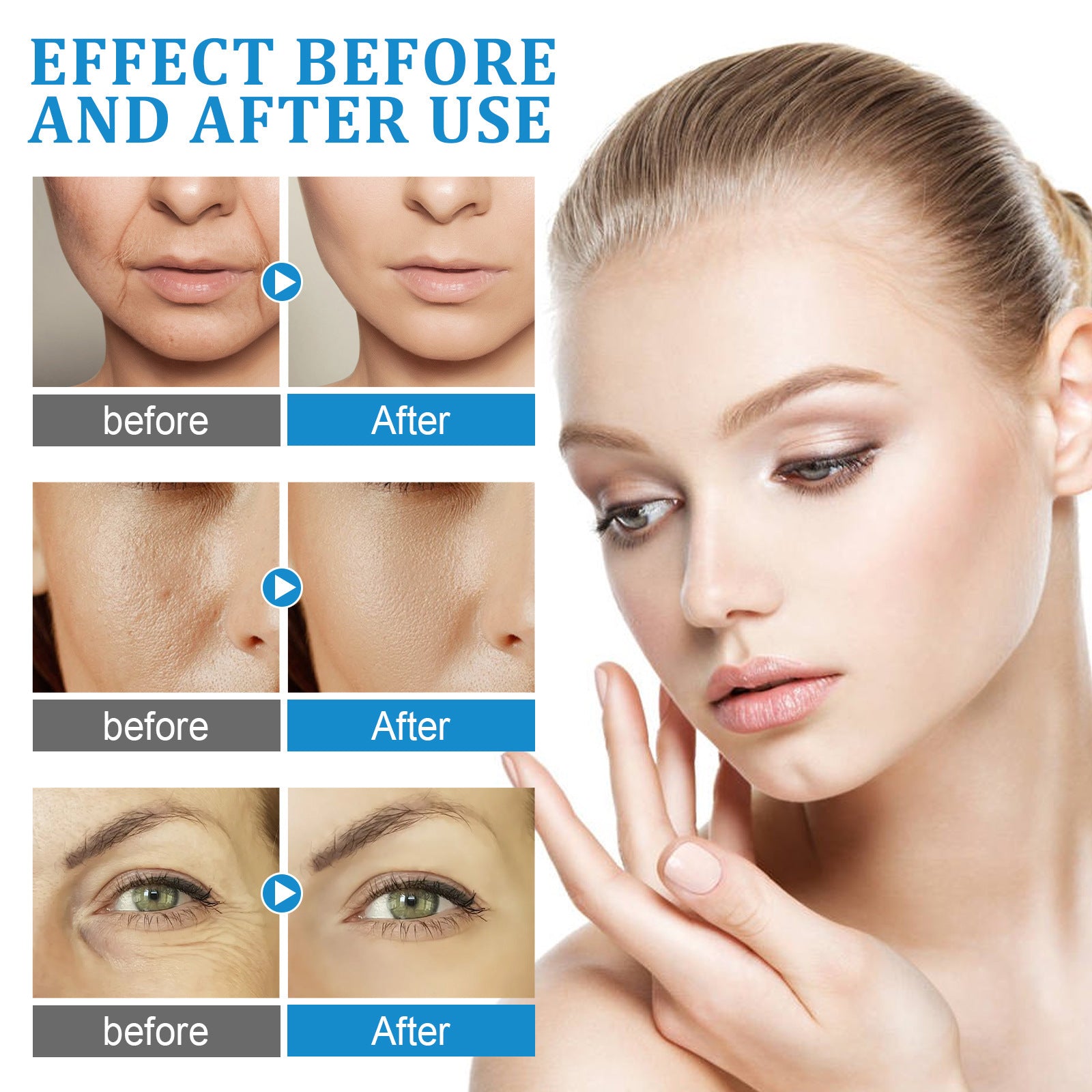 Pure Hyaluronic Acid Facial Pore Shrinking Care Solution