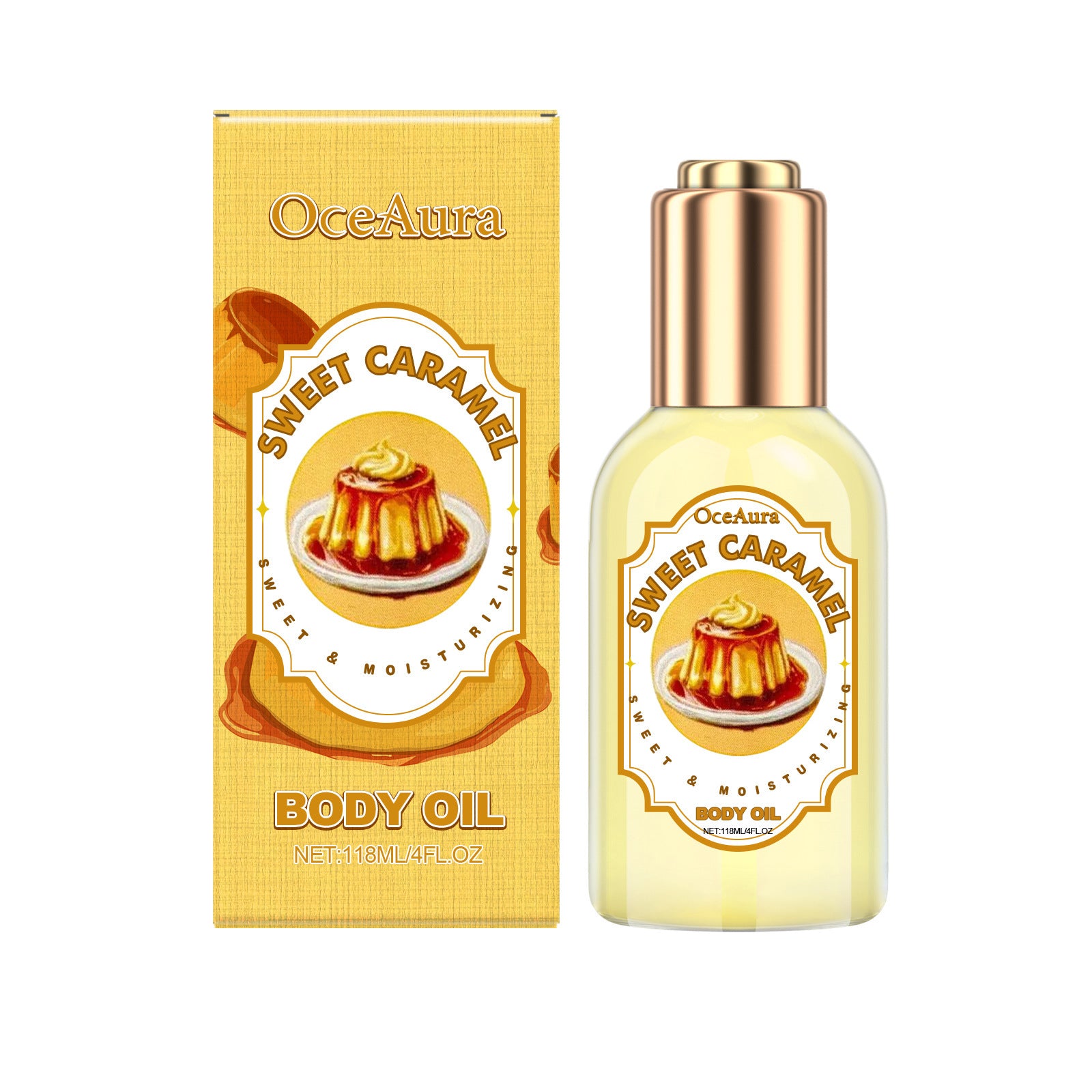 Caramel Body Moisturizing Treatment Oil Care