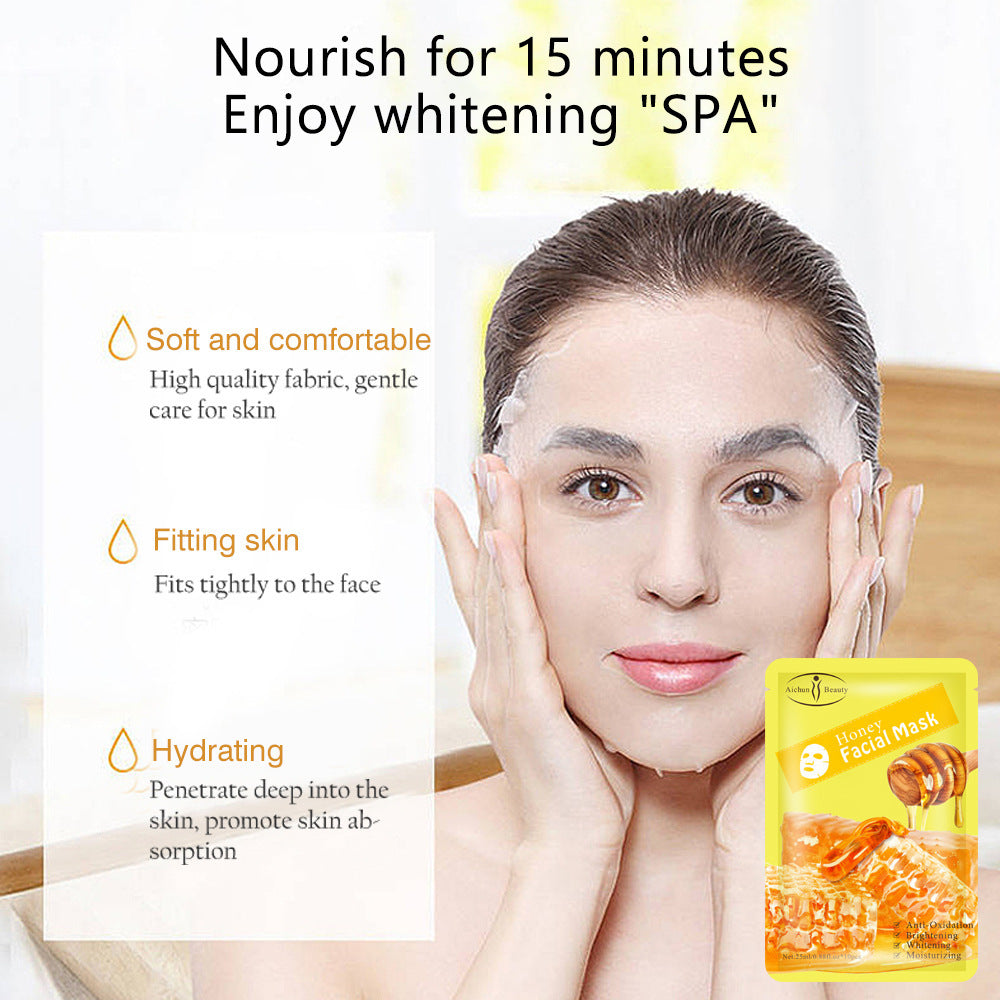 Honey Moisturizing Facial Mask Skin Brightening And Moisturizing