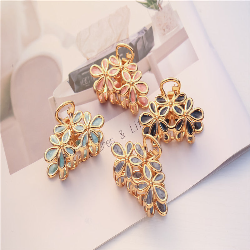 Simple Bangs Temperament Girl Flower Hairpin