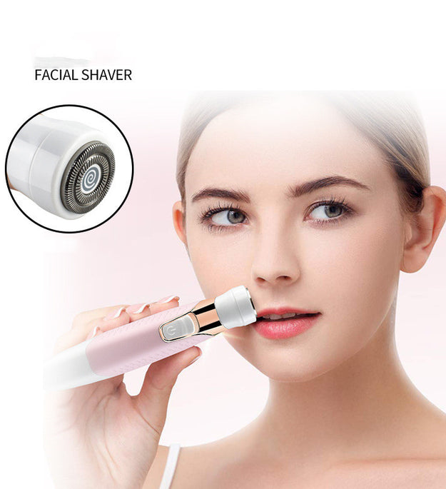 Electric Hair Removal Device Female USB Shaver 5 In 1 Eyebrow Trimmer