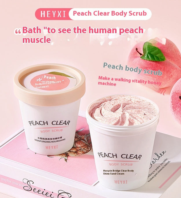 Peach Moisturizing Body Scrub Cream