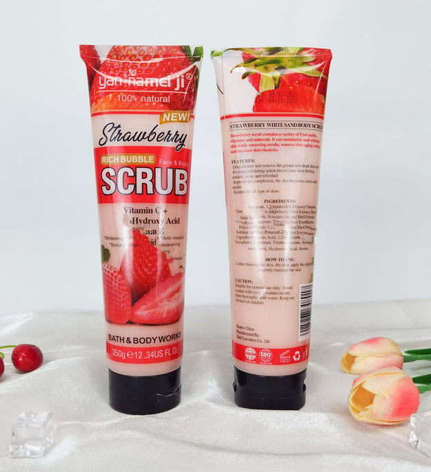 Shea Butter Facial Body Scrub Cream