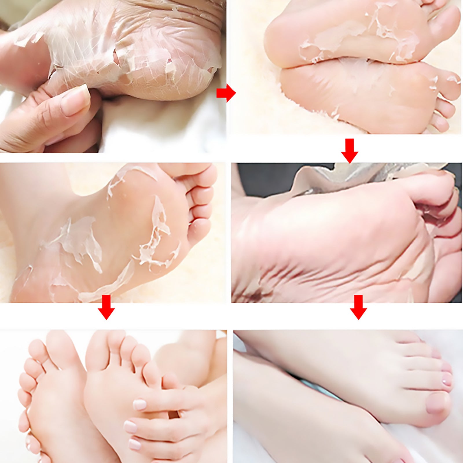 Exfoliating Foot Mask Fruit Acid Nourishing Repair Hydrating Moisturizing Nourishing