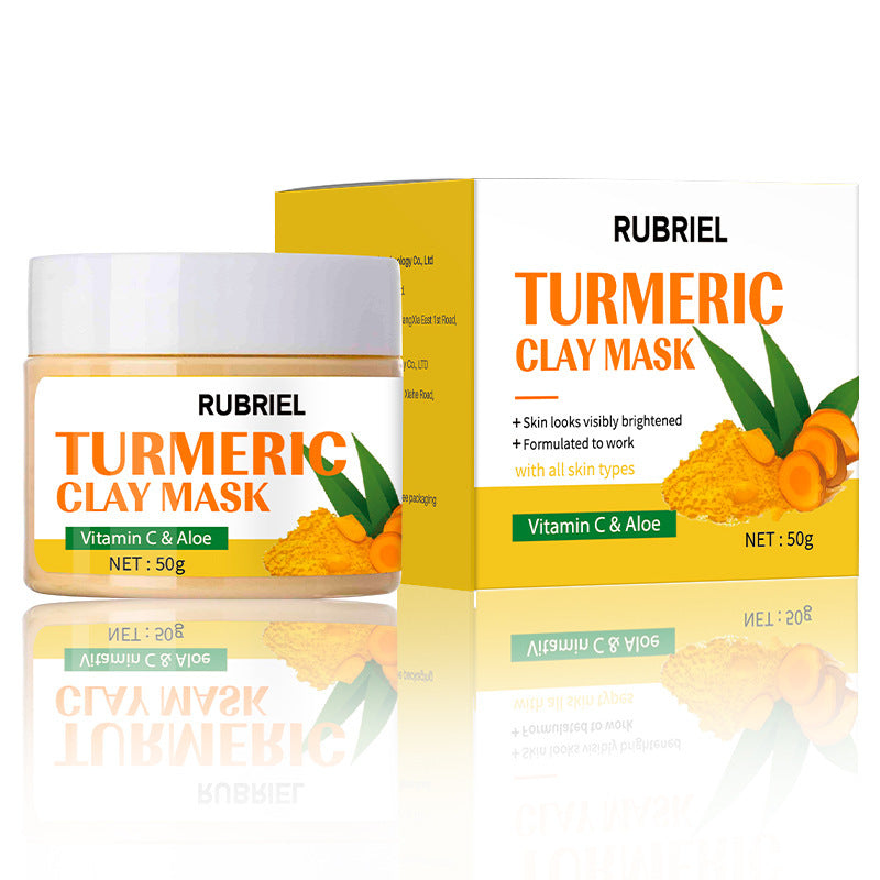 Turmeric Clay Mask 50g Moisturizing And Nourishing Facial Mask