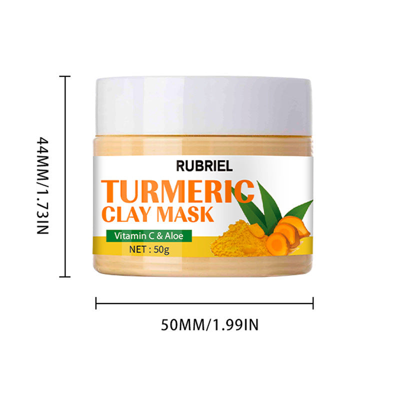 Turmeric Clay Mask 50g Moisturizing And Nourishing Facial Mask