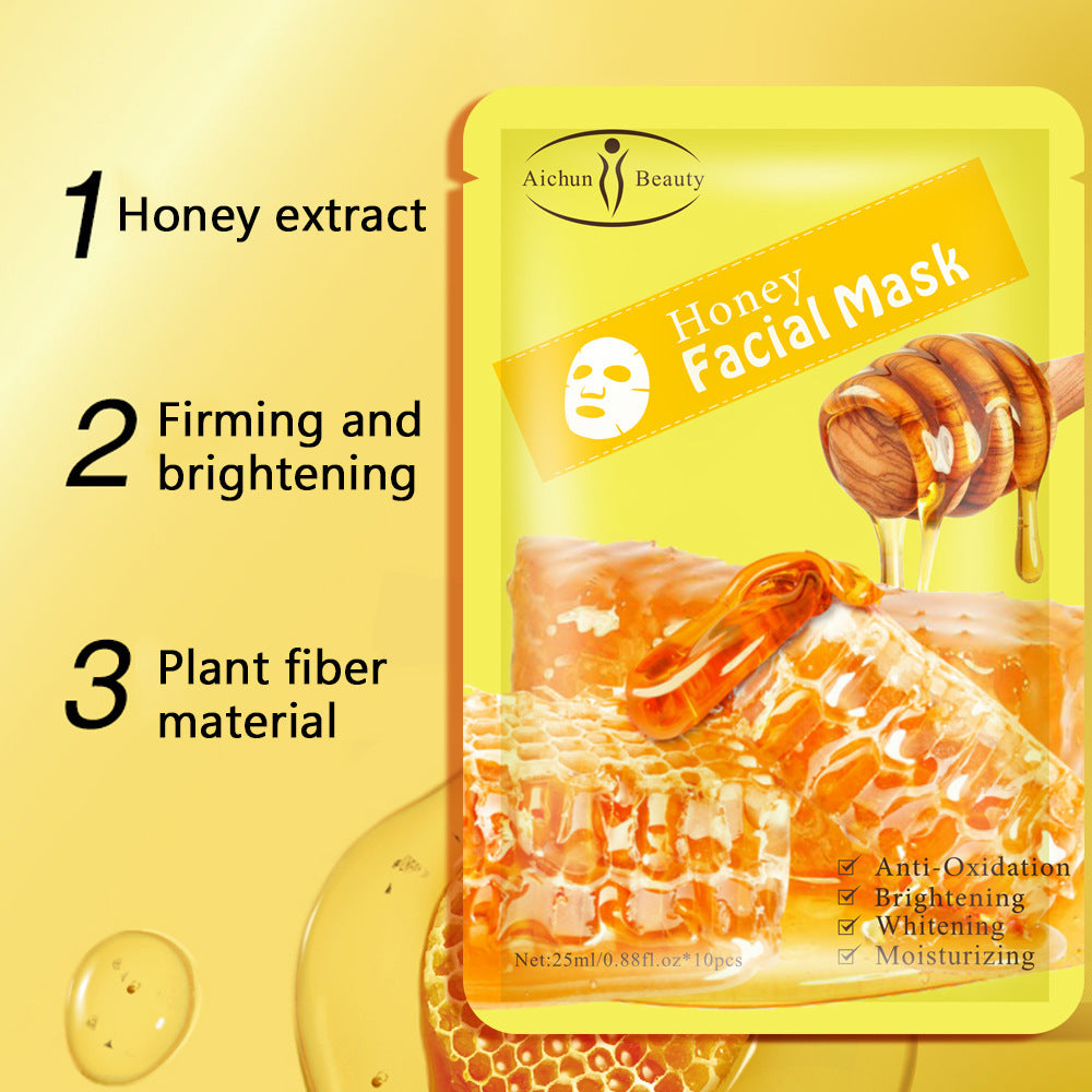 Honey Moisturizing Facial Mask Skin Brightening And Moisturizing