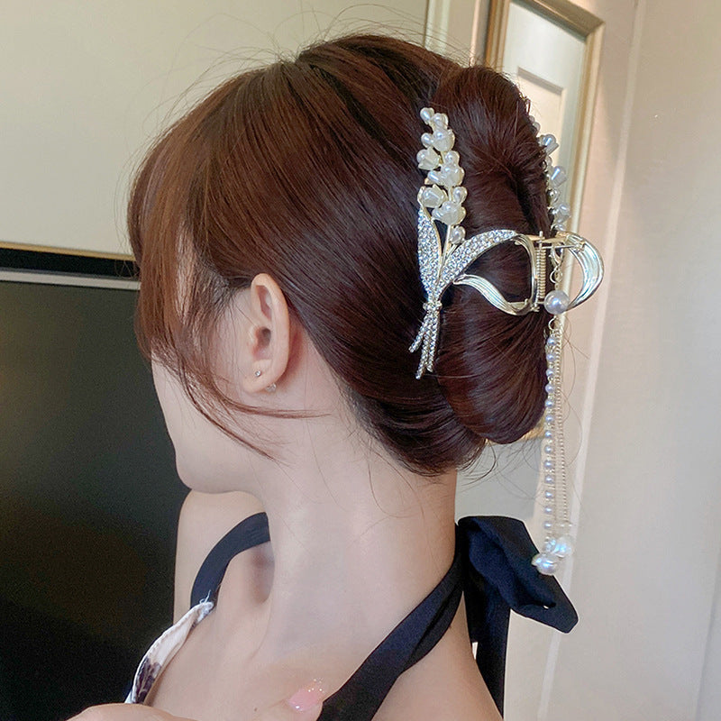 Summer Tassel Dished Hair Clip Headwear