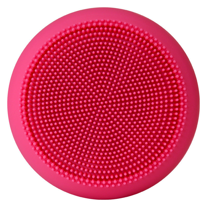 Electric Silicone Cleansing Face Wash Brush Introduction Instrument Hot Compress Vibration