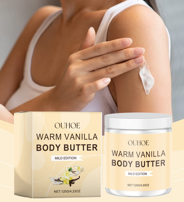 Vanilla Body Scrub Cream Mild Exfoliating