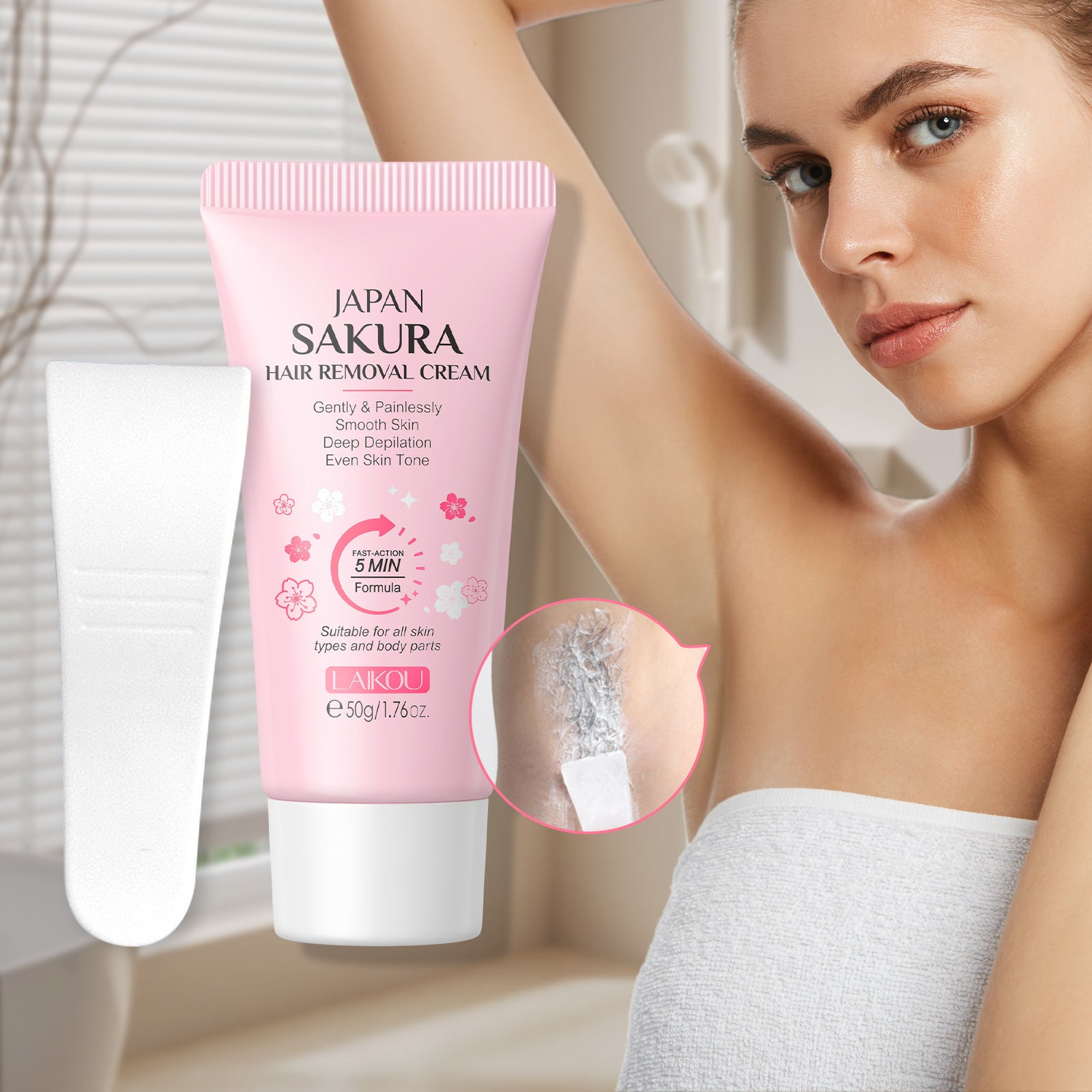 Depilatory Cream Leg Hair, No Black Spots Under Armpit