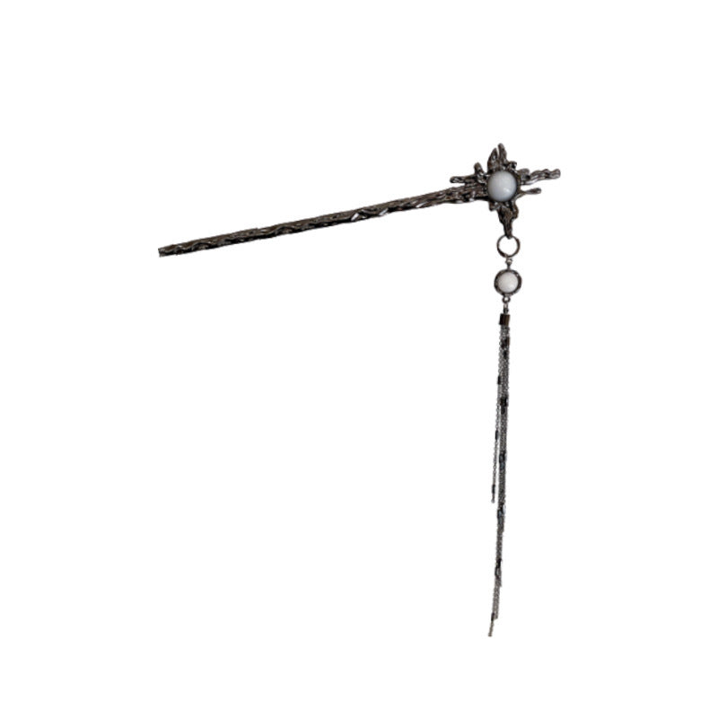Frosty Irregular Star Tassel Fashion Hairpin