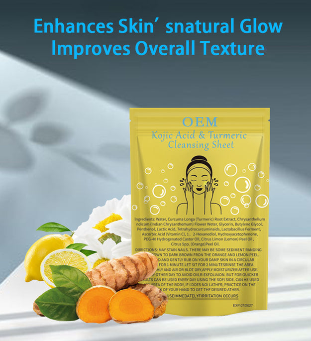 Kojic Acid Turmeric Cleaning Pad Gently Brightening