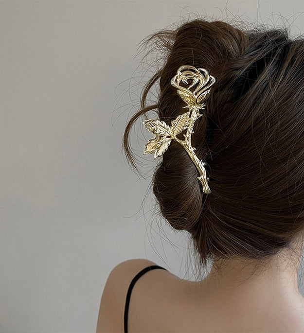 Women's Cool Style Metal Rose Hair Clip