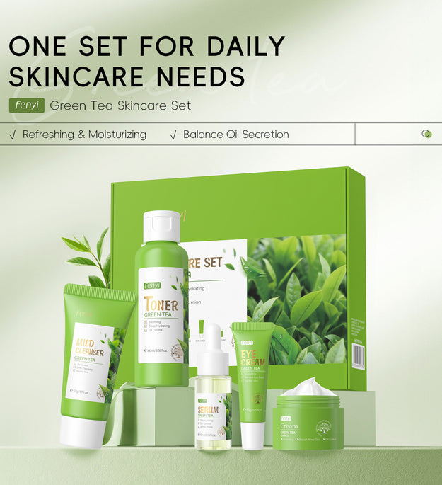 Green Tea 5-piece Facial Care