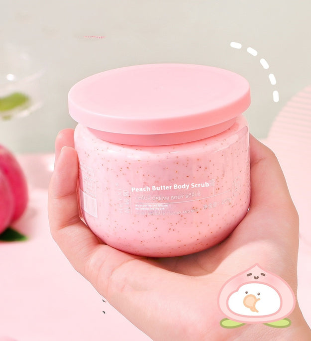 Peach Cream Body Scrub Cream