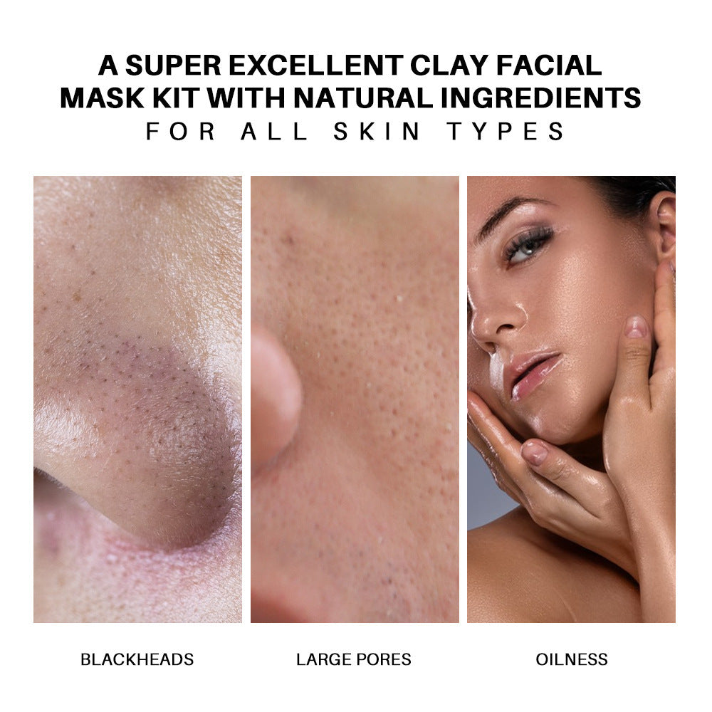Three Colors Clay Mask Suit Moisturizing