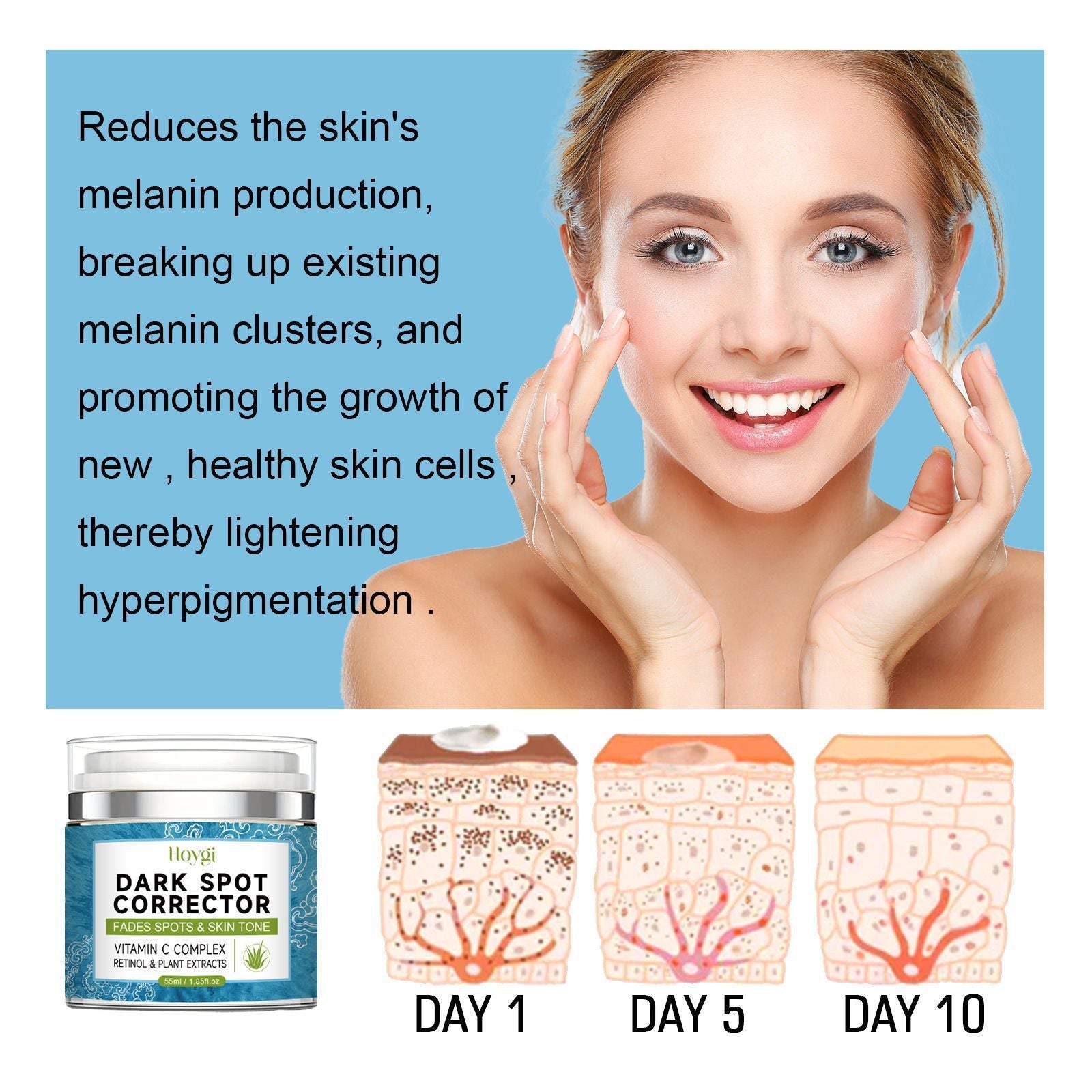 Fade Dark Spots Repair Skin Dull Whitening Skin Lightening Cream