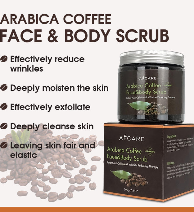 Coffee Scrub Cream Clean Facial Body
