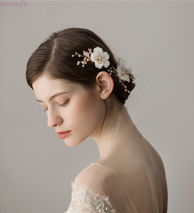 Women's Chiffon Flower Hairpin Suit