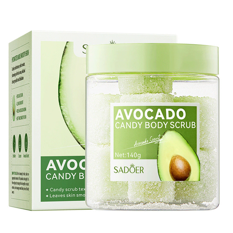Candy Facial Scrub Lavender Moisturizing Rose Avocado Gel