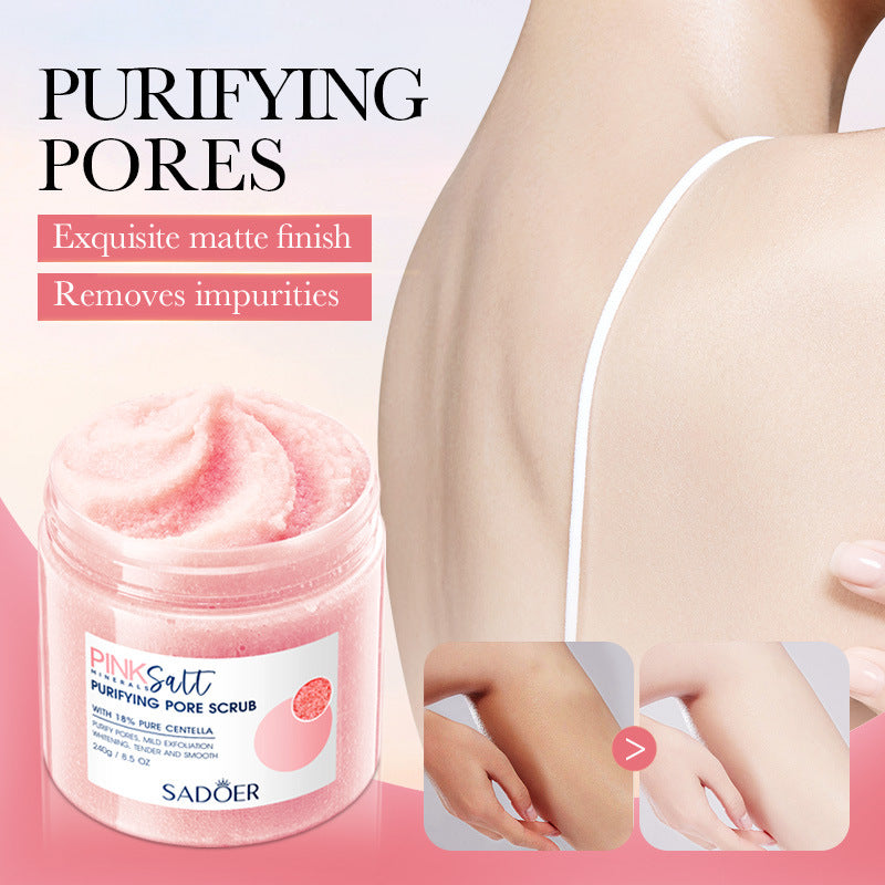 Powder Salt Pore Purification Facial Scrub Body