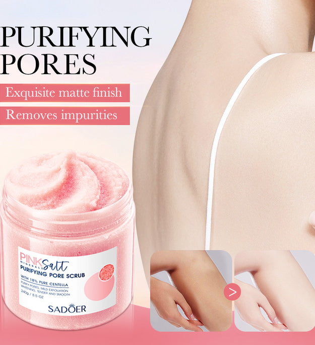 Powder Salt Pore Purification Facial Scrub Body