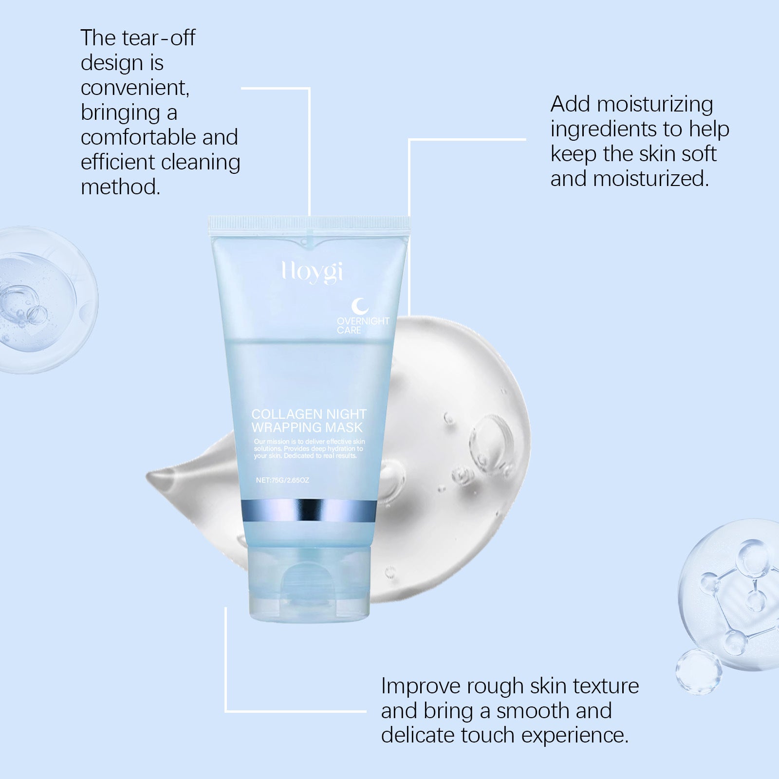 HOYGI Collagen Tearing Mask Gentle Exfoliating