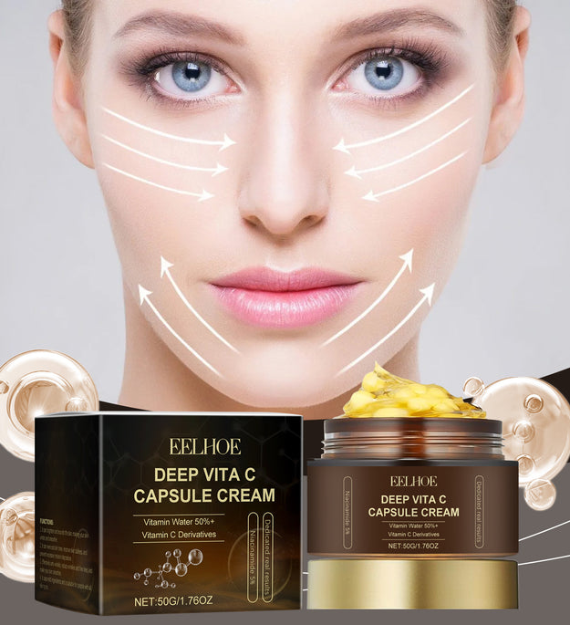 Moisturizing And Brightening Vitamin C Capsules Moisturizing Facial Cream