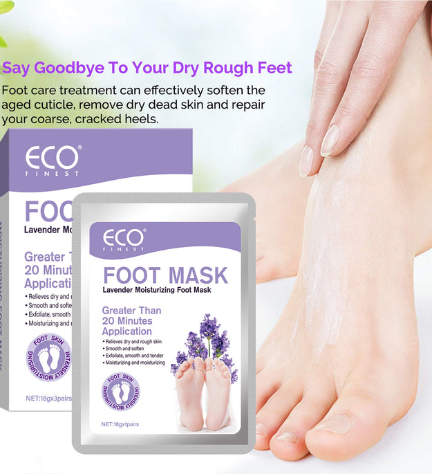Lavender Foot Mask Exfoliating Moisturizing Repair