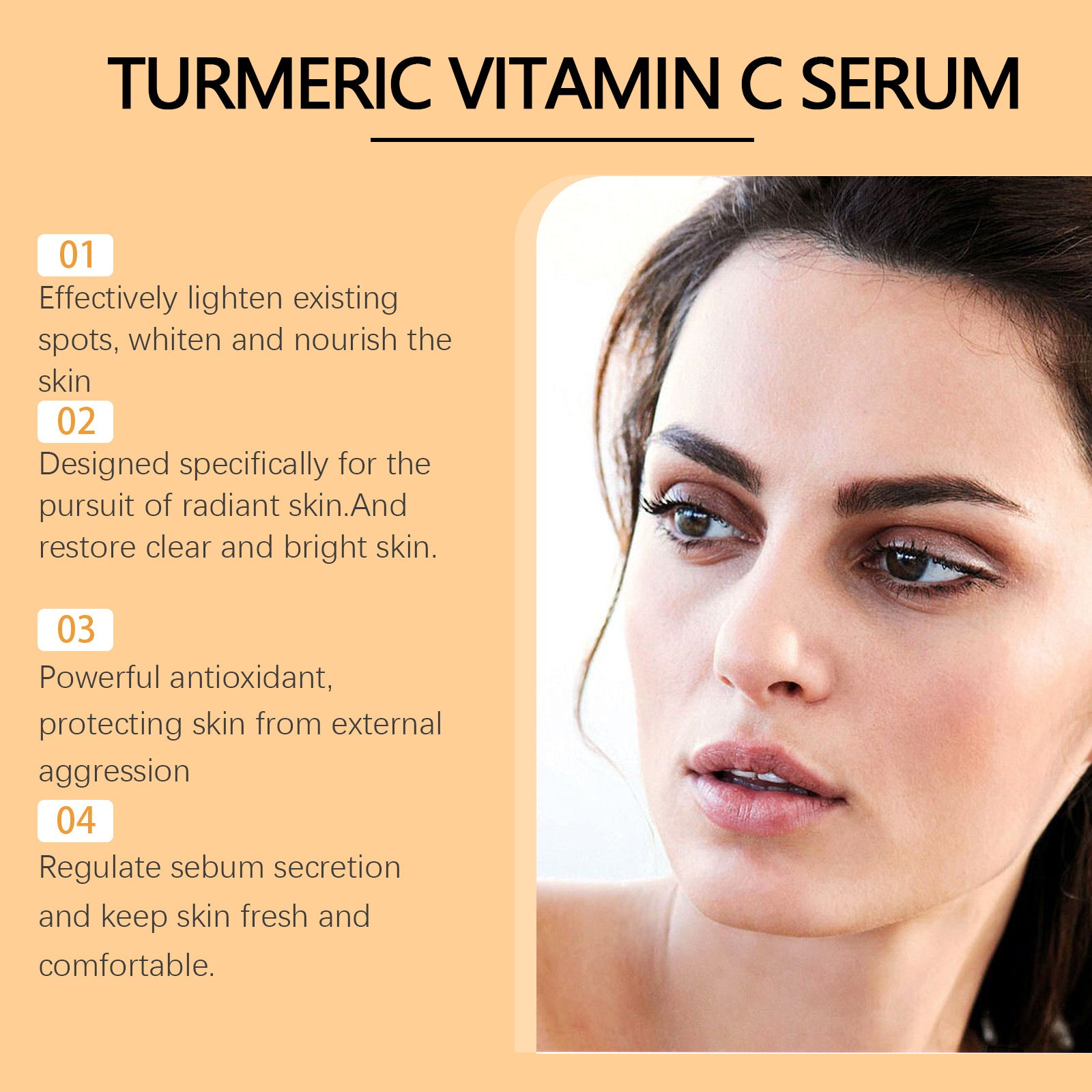Hoygi Vitamin C Facial Essence Moisturizing Hydrating And Brightening