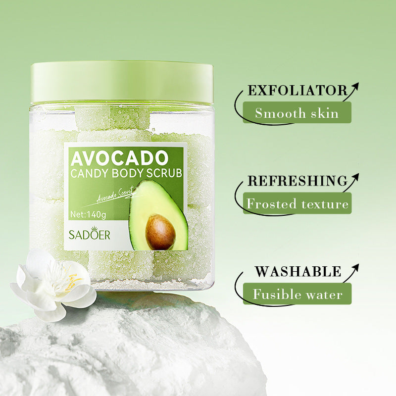 Candy Facial Scrub Lavender Moisturizing Rose Avocado Gel