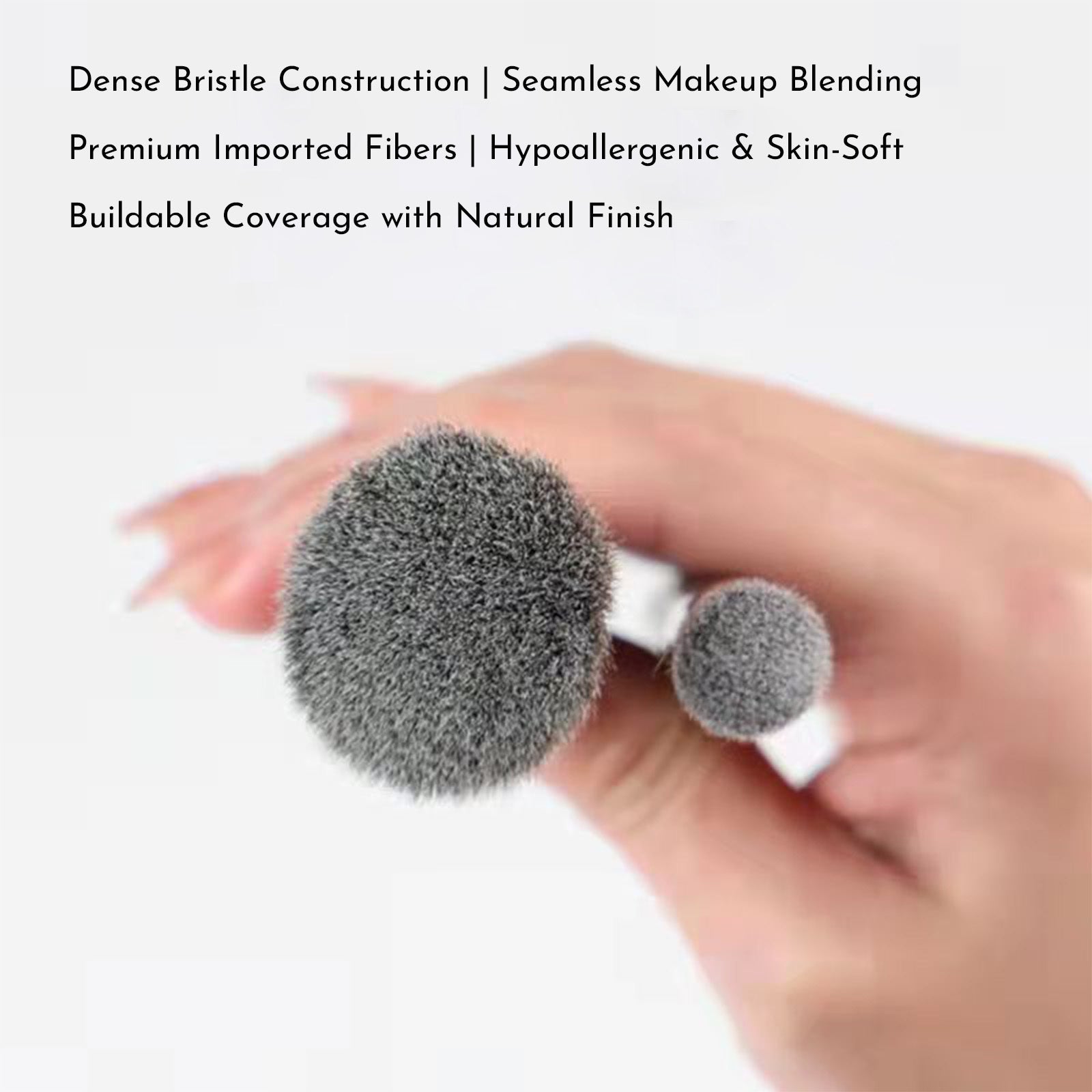 Foundation Concealer Brush, Premium Contour Blusher Brushes, Flawless Under Eye Dense Face Makeup Brush For Blending
